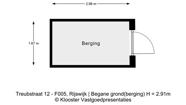 Plattegrond - Treubstraat 12F005, 2288 EJ Rijswijk - Begane grond (Berging).jpg